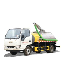 JAC 4*2 3cbm fecal septic tank truck with vaccum pump