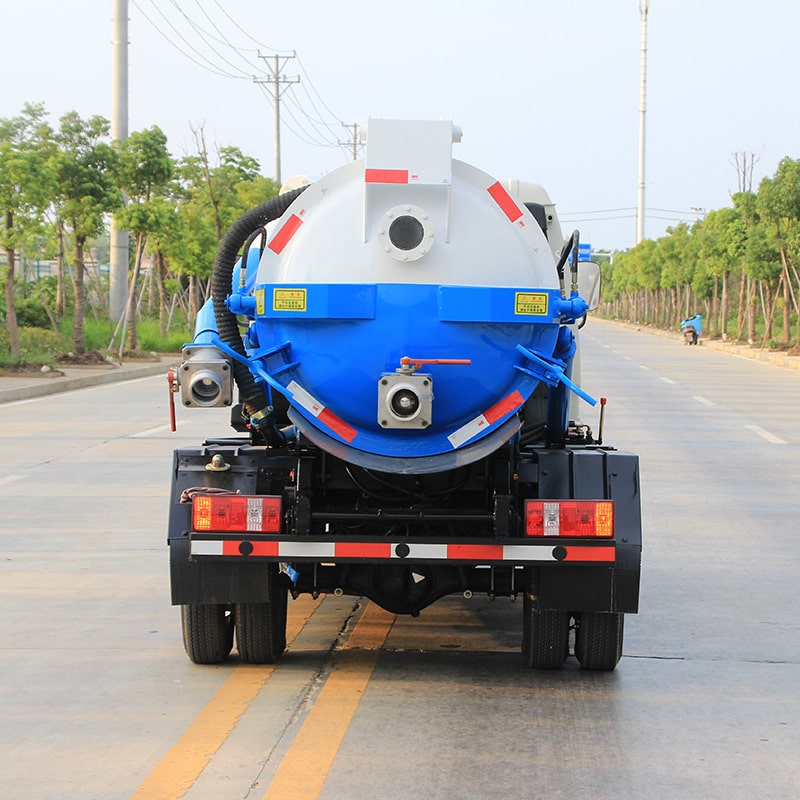 FOTON 3cbm vaccum wastewater sewage suction tanker truck