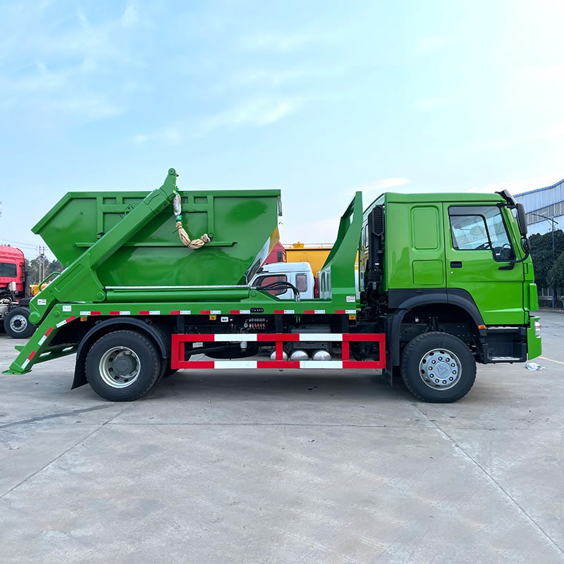 Howo Heavy 10Ton Skip Loader Garbage Truck Price