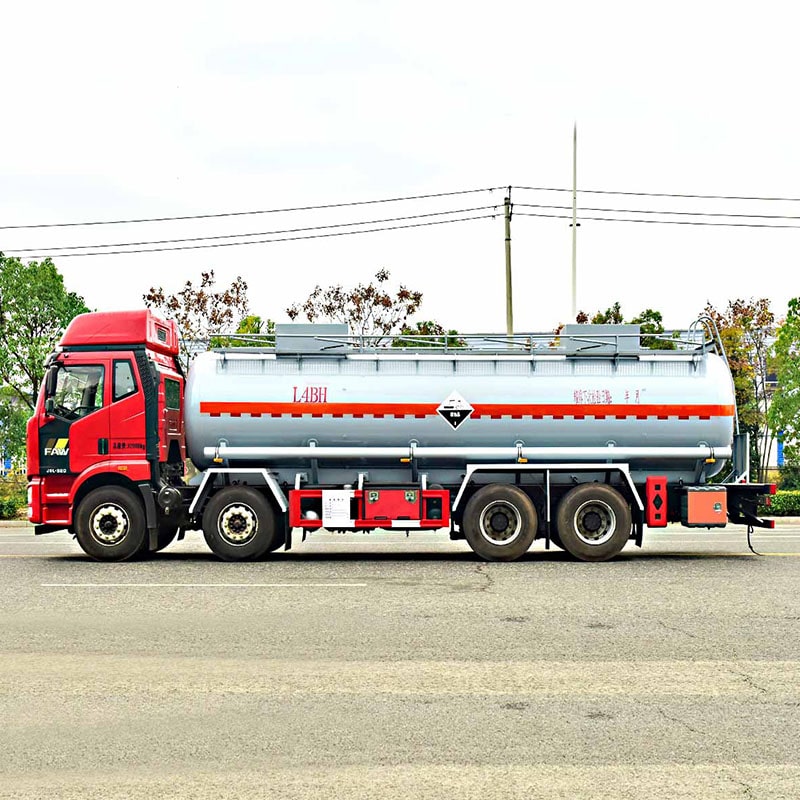 FAW 8*4 20 ton H2SO4 Acid Tank Trailer Sulfuric for sale