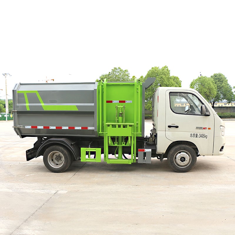 Foton 5 cubic automated side loader dump garbage truck