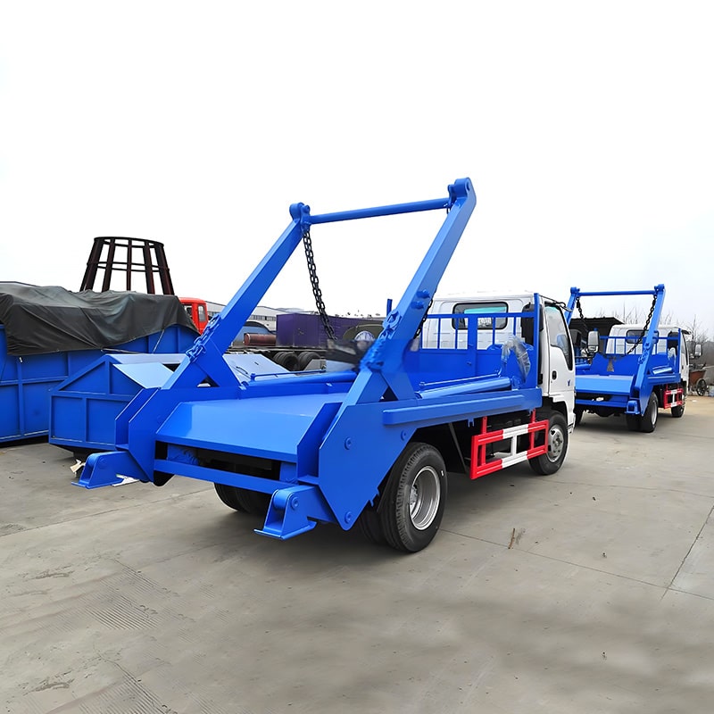 ISUZU 6CBM Arm Roll Container Garbage Bin Skip Garbage Truck