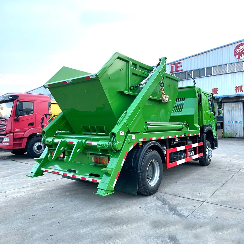 Howo Heavy 10Ton Skip Loader Garbage Truck Price