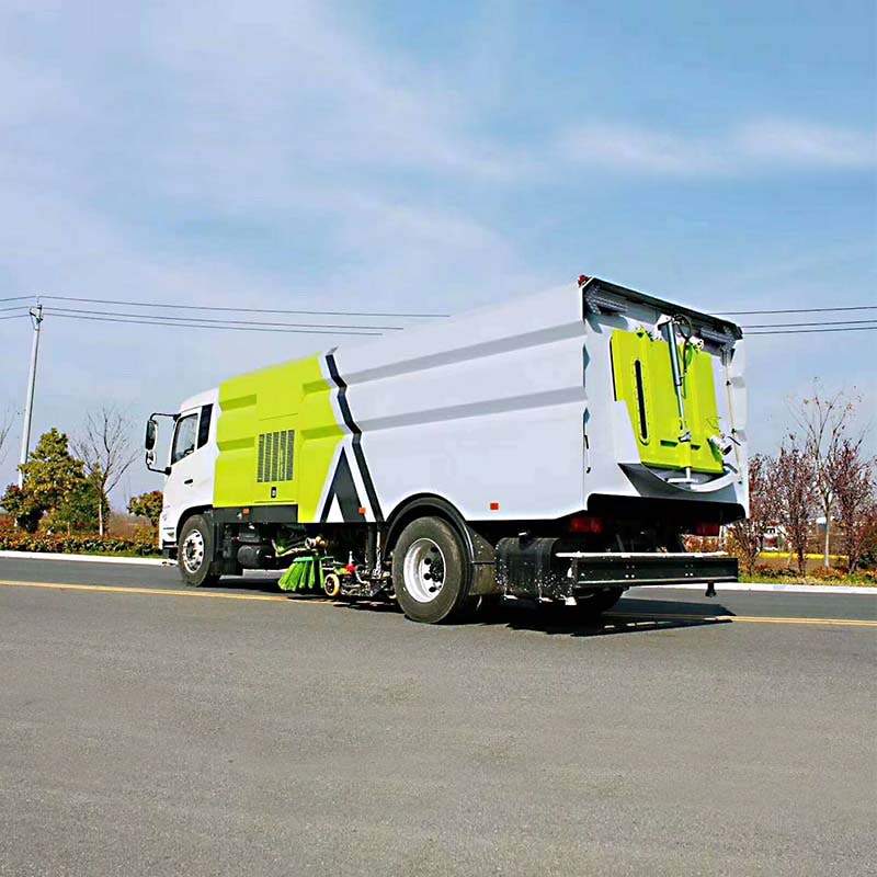 Dongfeng 4x2 Multipurpose 18 ton road sweeper truck