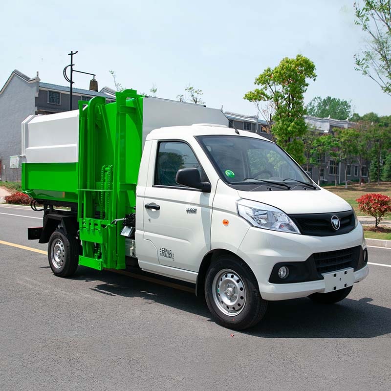 Foton sanitation side loader dump garbage collection truck