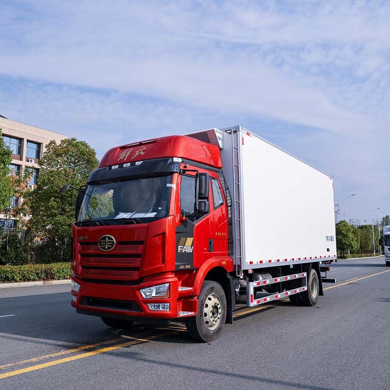 Faw cheap price 4x2 10 ton refrigerated truck