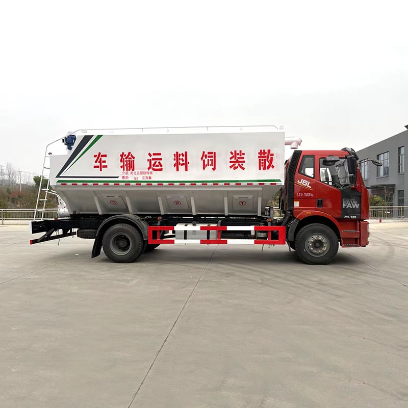FAW 20m3 self-unloading Bulk Feed Truck