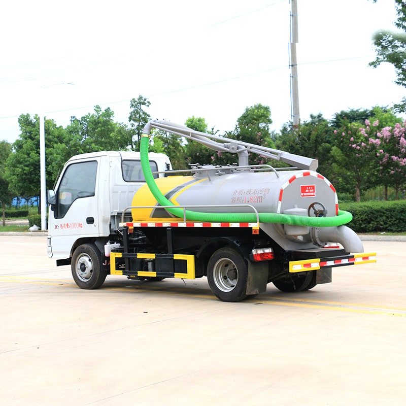 JAC 4*2 3cbm fecal septic tank truck with vaccum pump