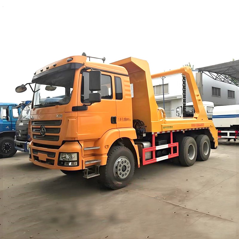 Shacman 17 CBM Swing Arm Trash Truck for Sale
