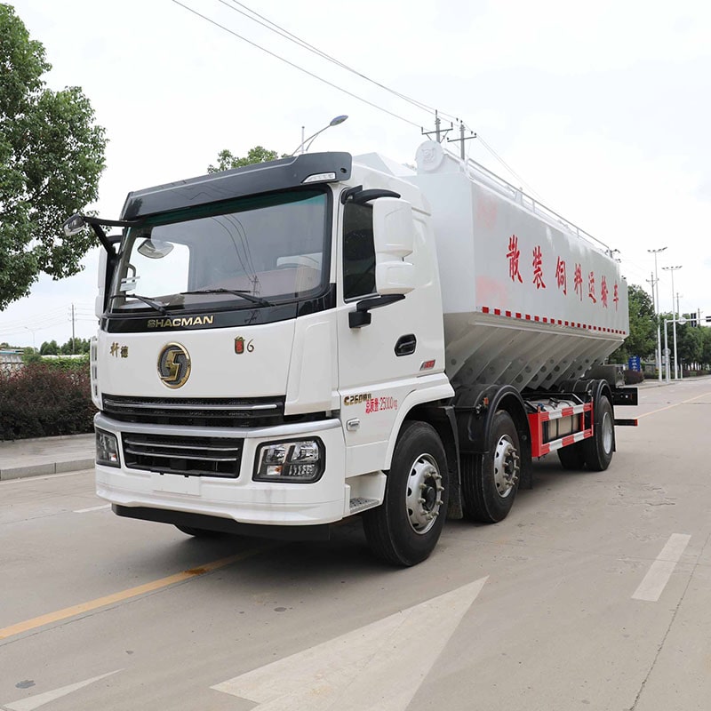 SHACMAN 15 ton automatic Bulk feed truck