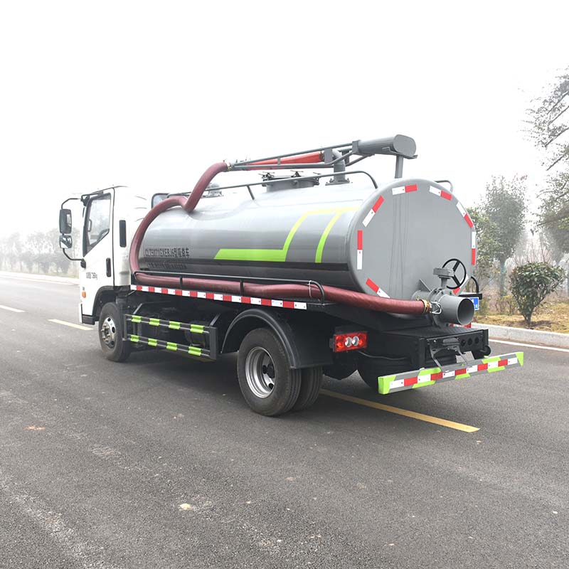 Foton 14m3 4*2 waste collection vacuum septic tank truck