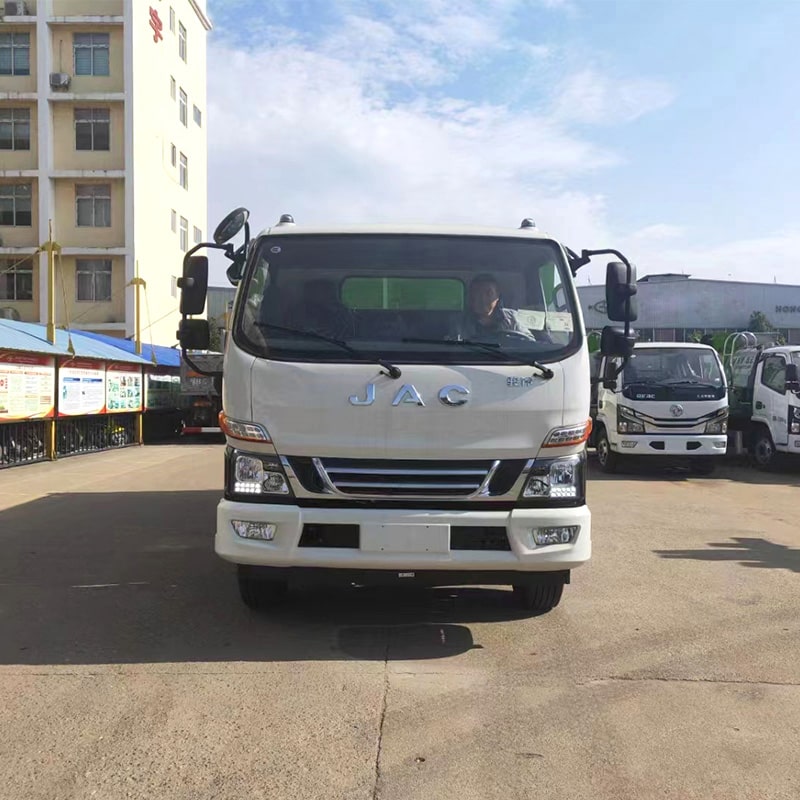 JAC 4*2 4 cbm stainless steel street road sweeper truck