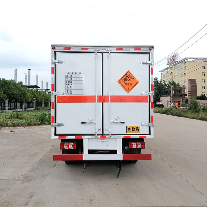 JAC 4*2 cargo flammable liquid container transport truck