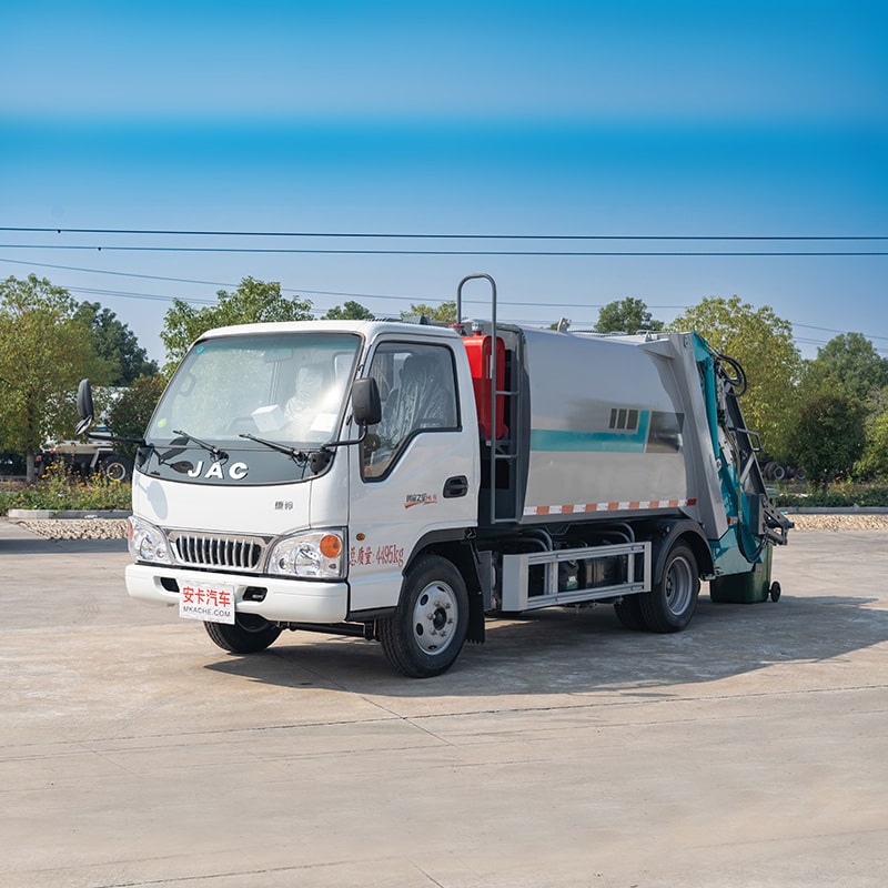 JAC 5cbm euro 2 3 4 5 прессованный мусоровоз