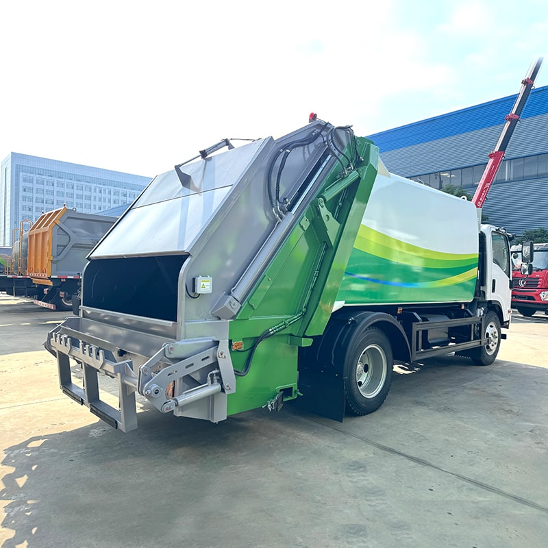 Camion compacteur à ordures ISUZU 8 CBM Camion de compression des déchets