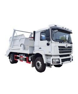 Camion poubelle à bras oscillant Shacman 4x2 10 tonnes 15 tonnes