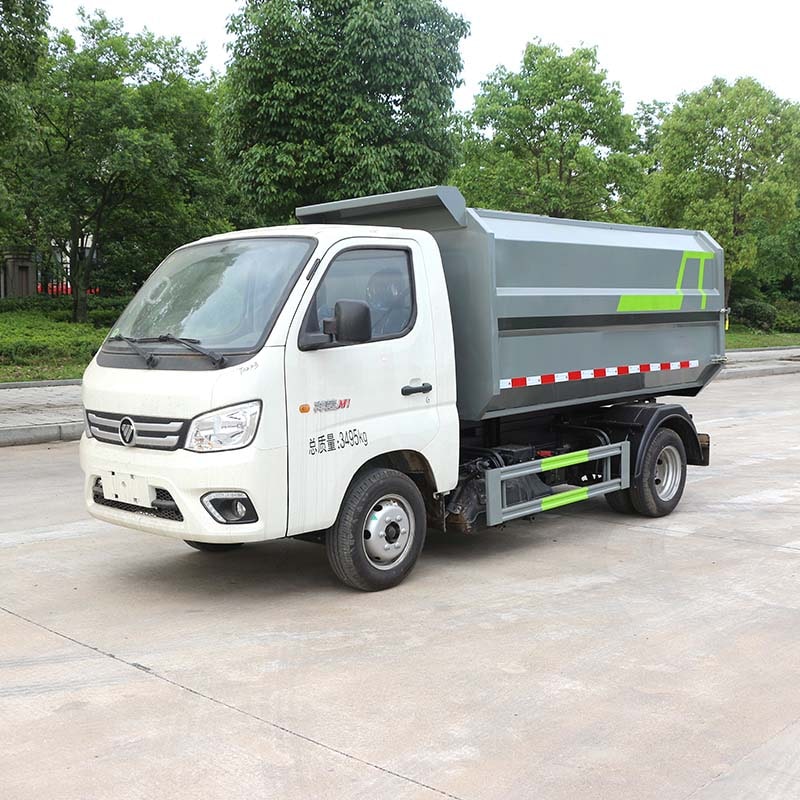 Foton 5 cubic automated side loader dump garbage truck