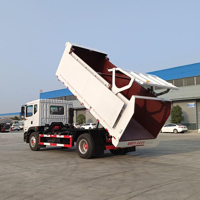 Dongfeng 4*2 compression docking refuse collector