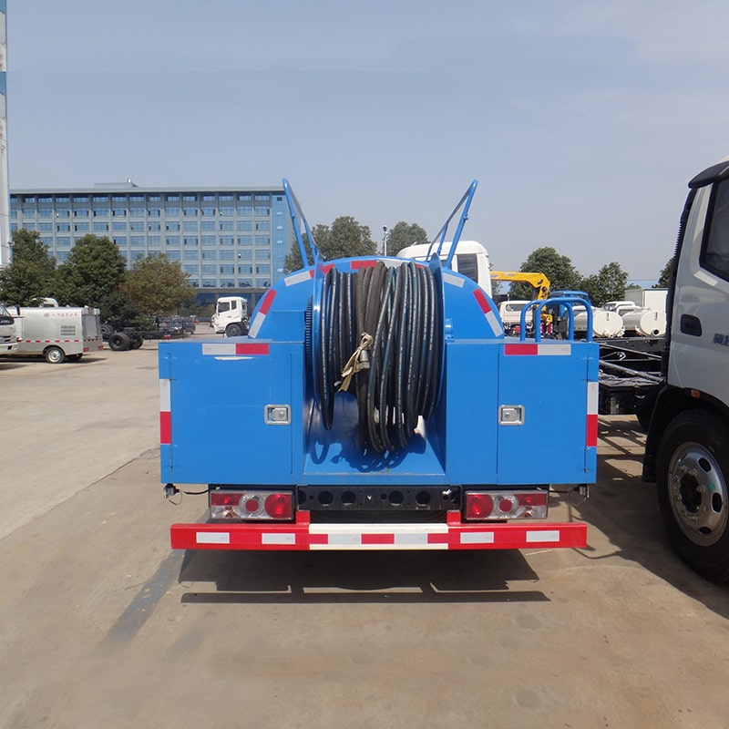 JMC 4*2 6cbm high pressure vacuum truck sewage suction