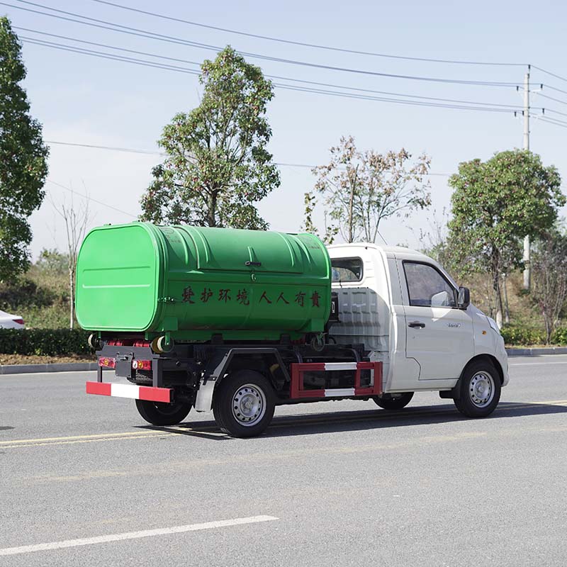Mini 3cbm Hydraulic Arm Hook Lift Garbage Truck