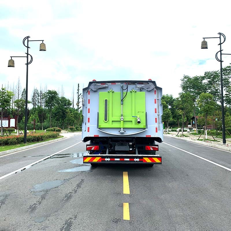 BYD pure electric road sweeper truck with high-pressure