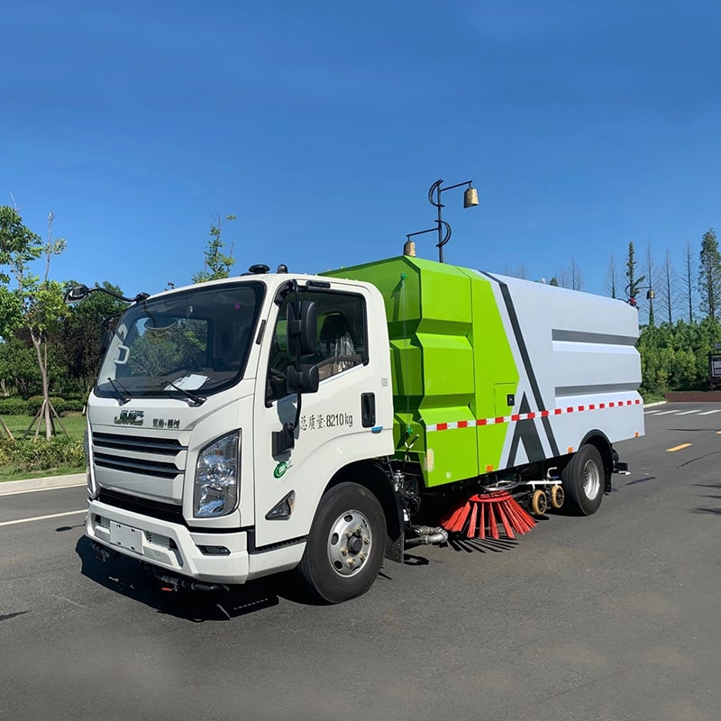 JAC 4*2 vacuum road sweeper truck