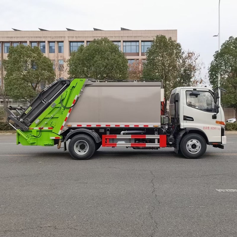 JAC 8 CBM 4 x2 небольшой мусоровоз для прессования на продажу