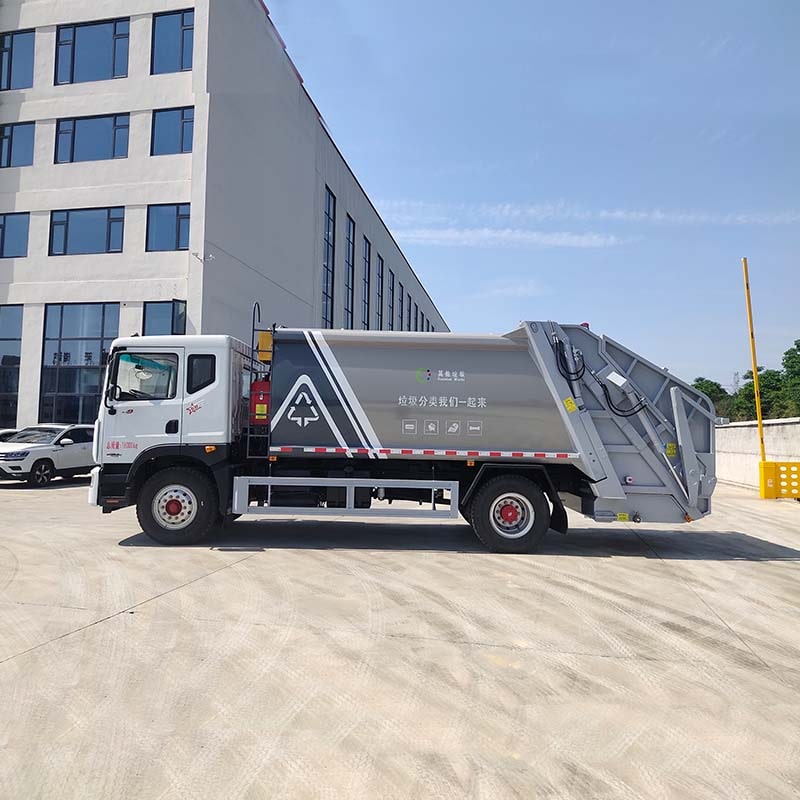 China brand 14cbm garbage compactor truck