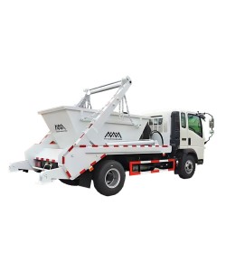 Factory Customized Howo 4x2 5 Ton Swing Arm Garbage Truck