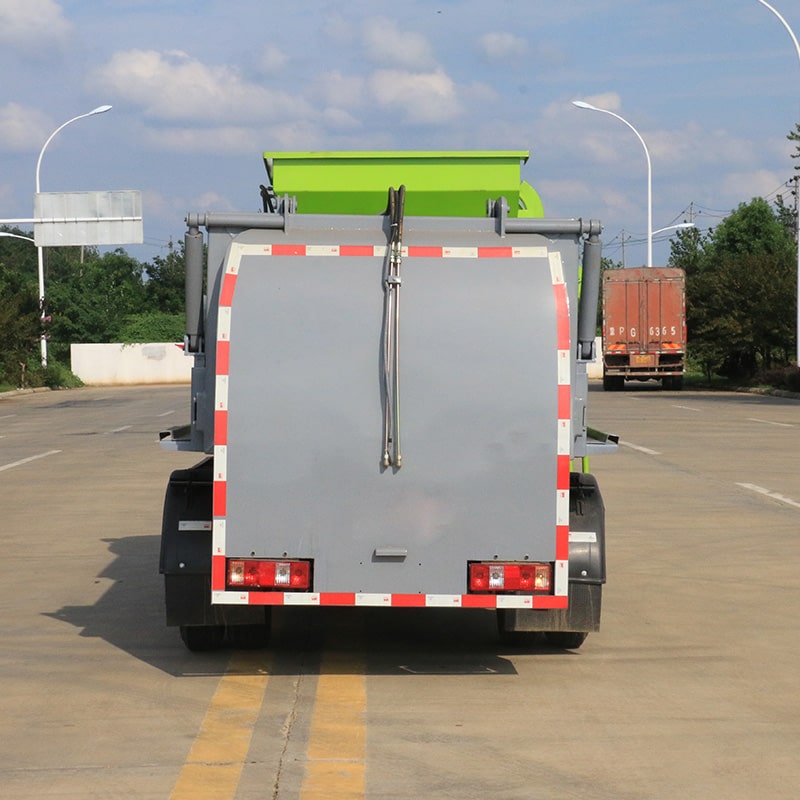 FAW brand 4 cbm air brake kitchen garbage truck