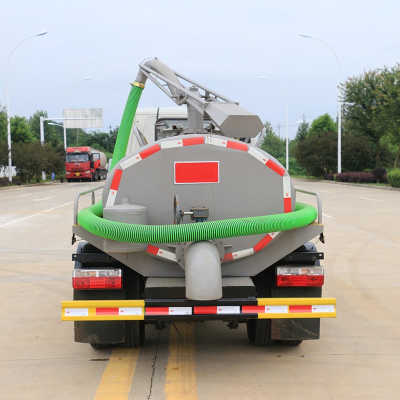 JAC 4*2 3cbm fecal septic tank truck with vaccum pump